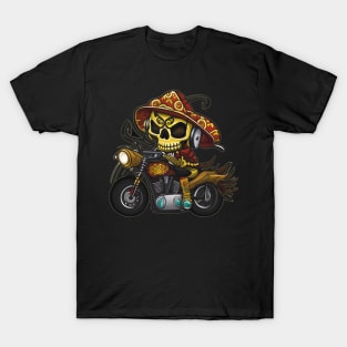 Celebrate Día de los Muertos with this colorful sugar skull art 13 T-Shirt